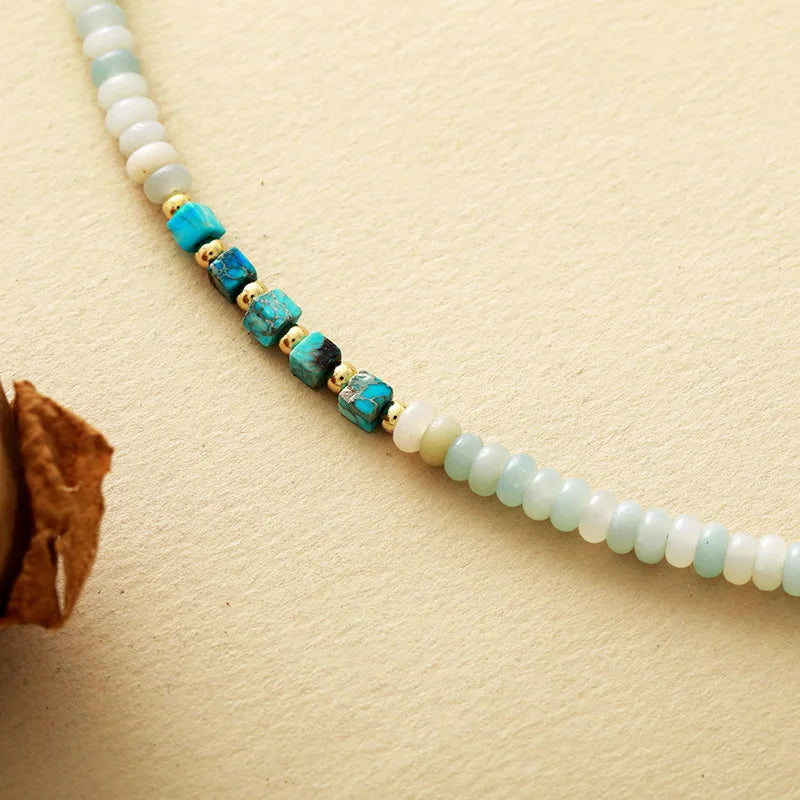 Amazonite Choker Necklace | Boho Jewellery