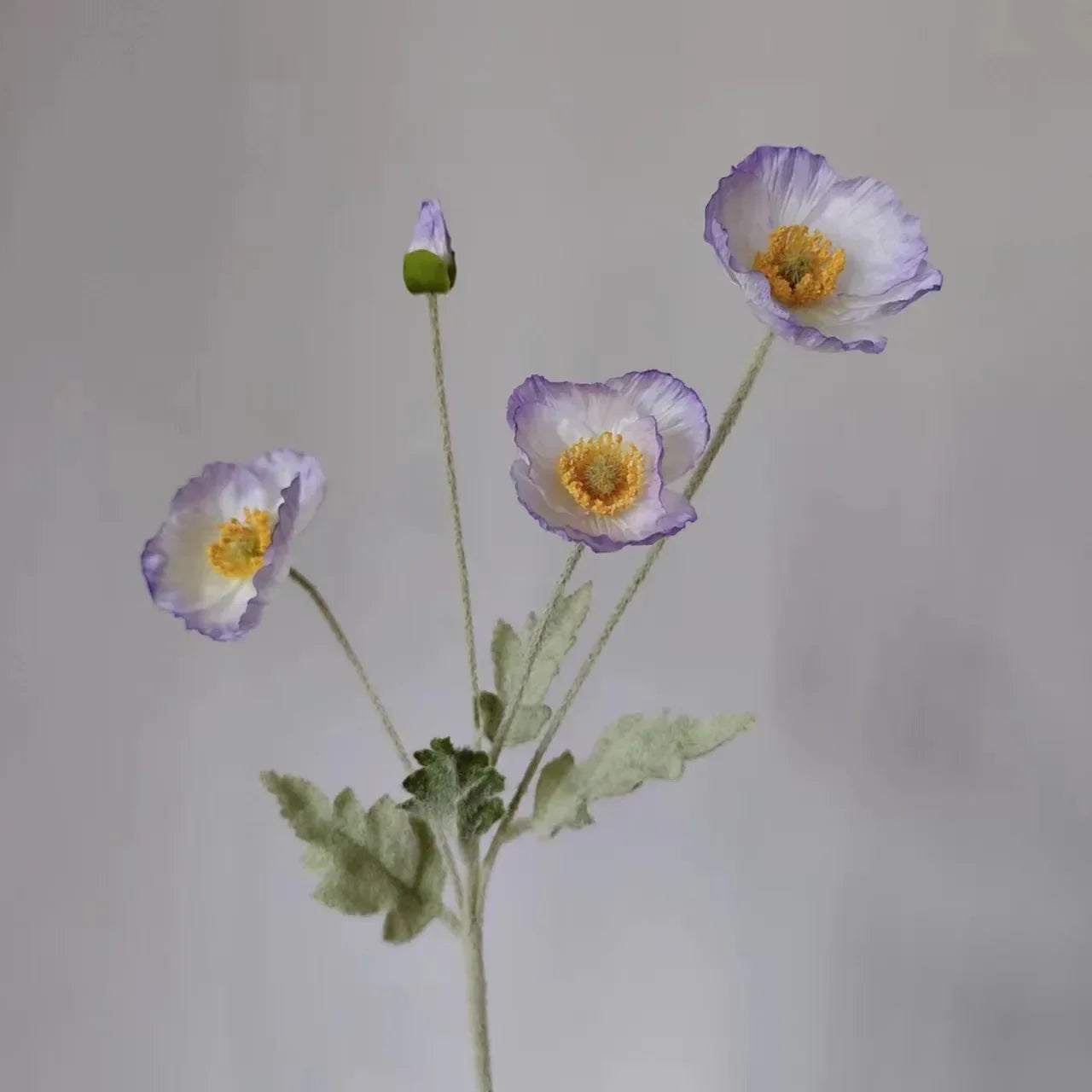 Artificial Flowers Fake Poppy Silk Flowers Long Stem Housewarming Garden Table Wedding DIY Party Wedding Bridal Bouquet Decor