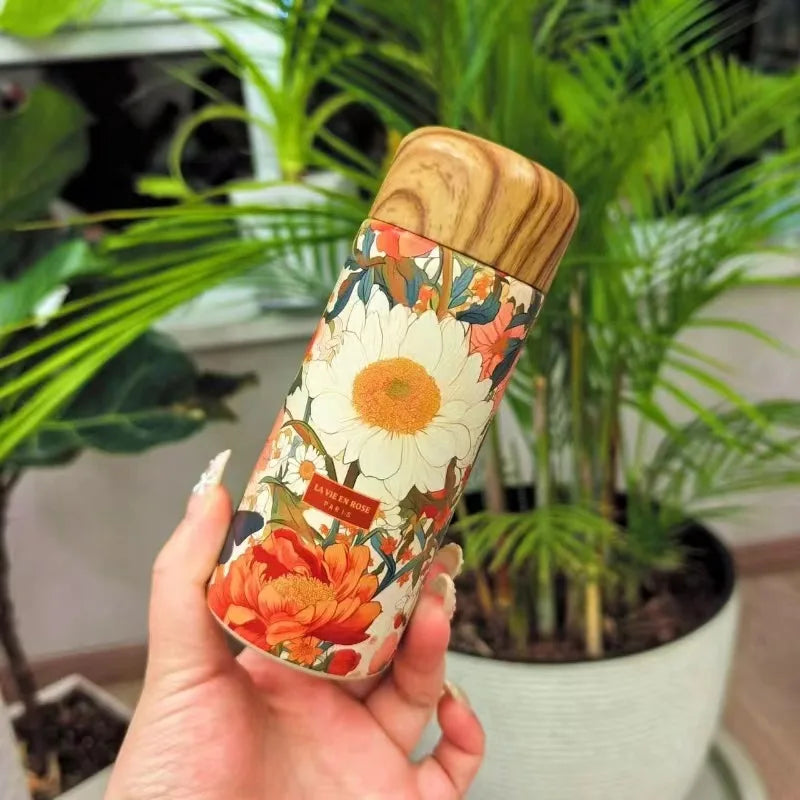 180ml Vacuum Flasks Retro Mini 316 Stainless Steel  Insulated Cup Small and Fashionable Portable Cup Pocket Cup  Water Bottle